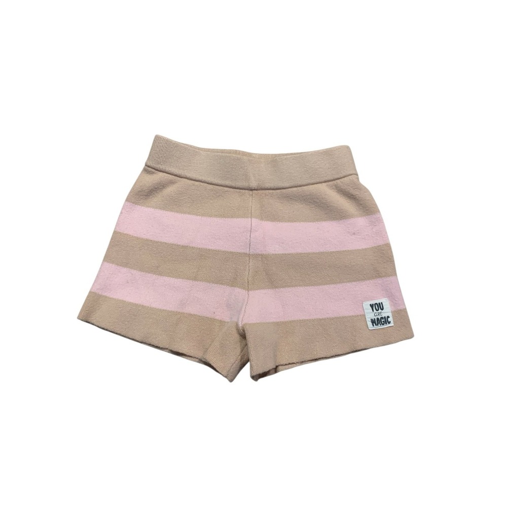 Grayson‎ Mini 5T Striped Knit Sweater Shorts Beige Pink "You Are Magic" Target